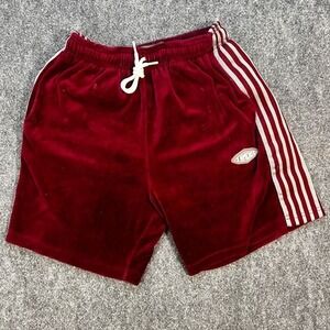 HMDD Happy Memories Dont Die Velour Speedy Sweat Shorts Me's Medium White Stripe